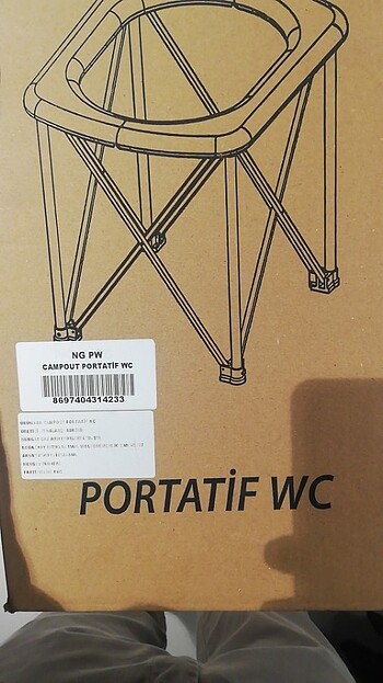 CAMPOUT PORTATİF WC