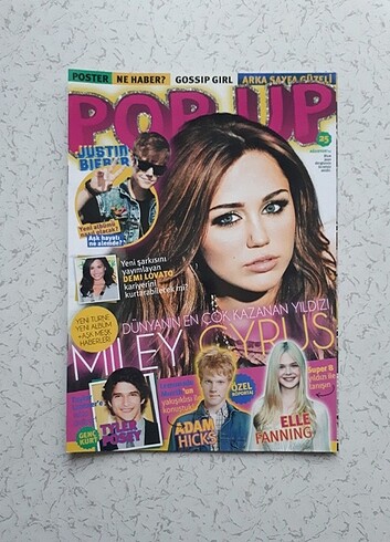 Blue Jean Pop Up Miley Cyrus Dergi