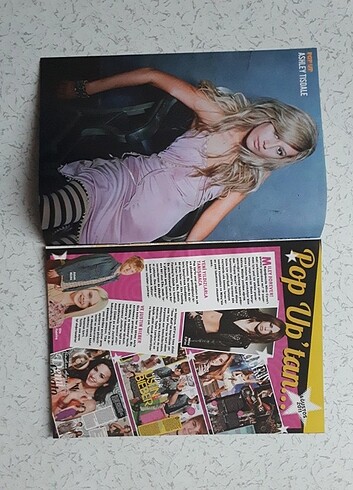 Blue Jean Pop Up Miley Cyrus Dergi