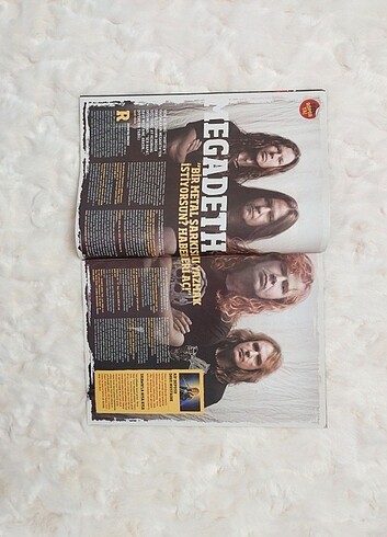 Beden Headbang Dergi The Big 4 Megadeth Staind
