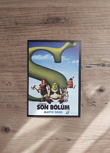 Shrek Sinema Koleksiyon Kartı Kartpostal