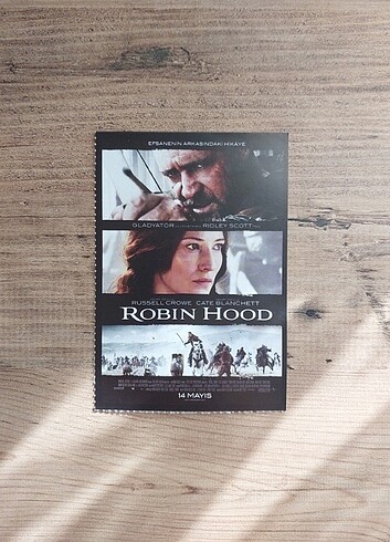 Robin Hood Sinema Kartı Kartpostal