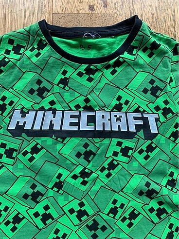 Primark PRIMARK - MINECRAFT BASKILI Pijama Şort Takım