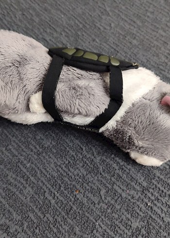 Beden Gri Peluş Oyuncak Fare -Kedi oyuncağı