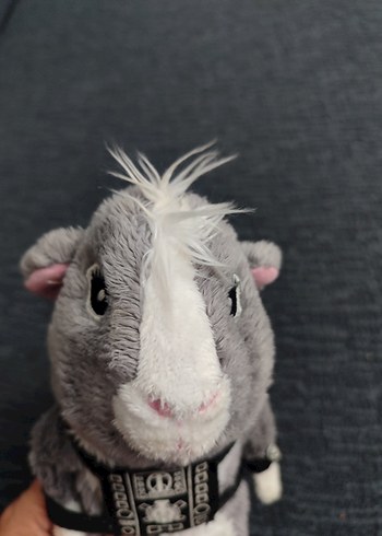 Gri Peluş Oyuncak Fare -Kedi oyuncağı - Görsel 2