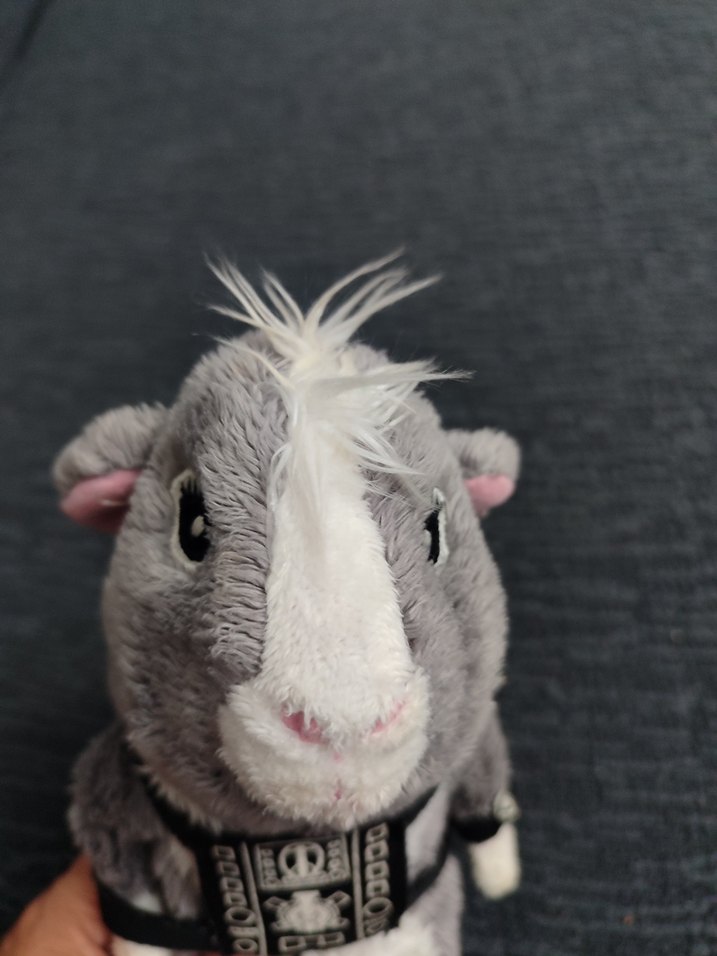 Gri Peluş Oyuncak Fare -Kedi oyuncağı - Görsel 2