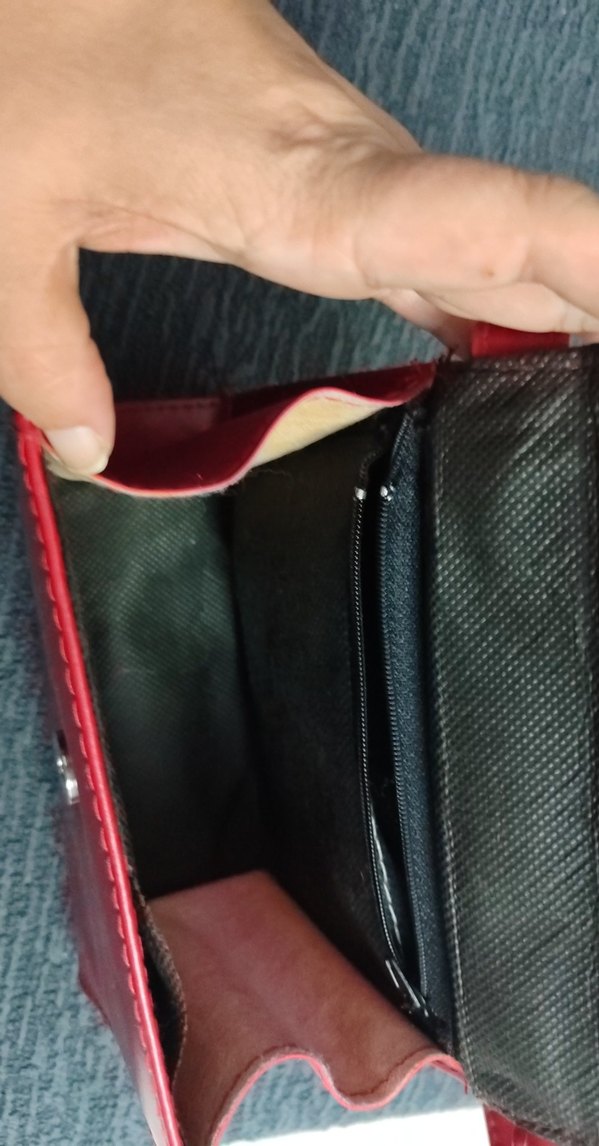 Kırmızı mini çanta - Görsel 3