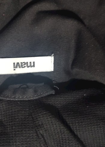 Mavi 90'lar oversize ceket L beden - Görsel 5