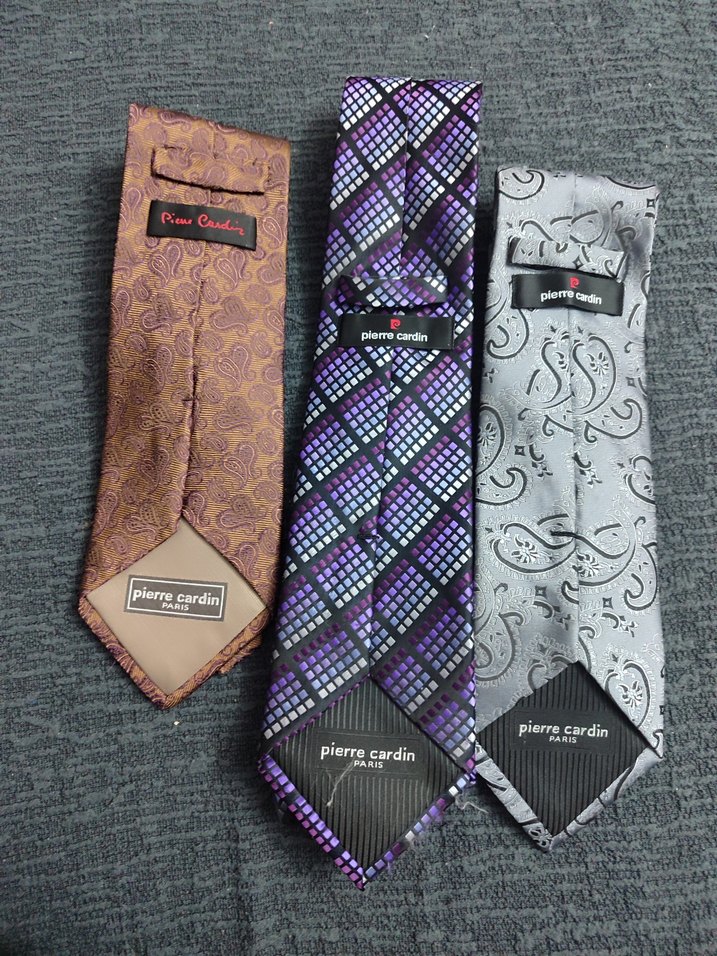 piercardin Gri ve Çok Renkli Erkek Kravatları - Görsel 2