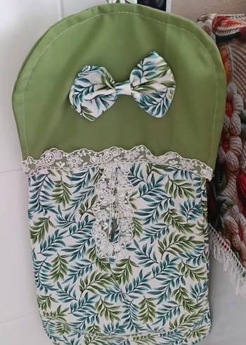 Turuncu ve Desenli poşetlik - Görsel 2