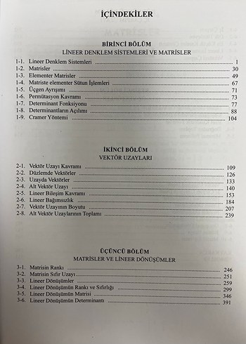 Çözümlü Lineer Cebir Alıştırmaları - Görsel 3