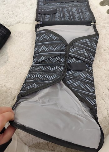 Gri Desenli bebek alt açma bezi - Görsel 4