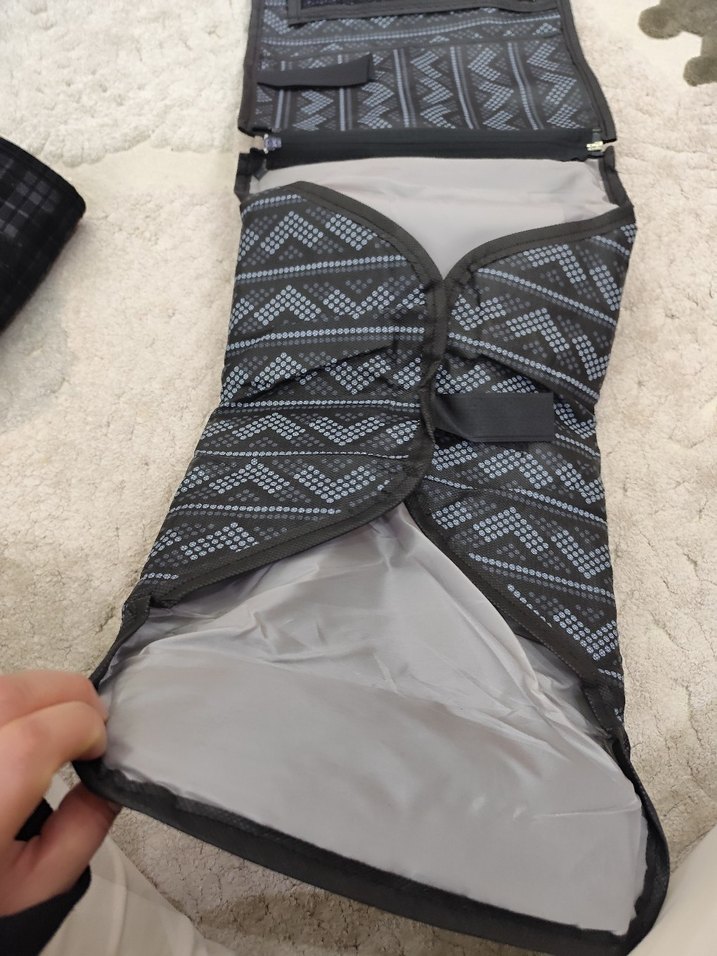 Gri Desenli bebek alt açma bezi - Görsel 4