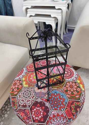 Siyah Metal küpe standı Organizeri - Görsel 2