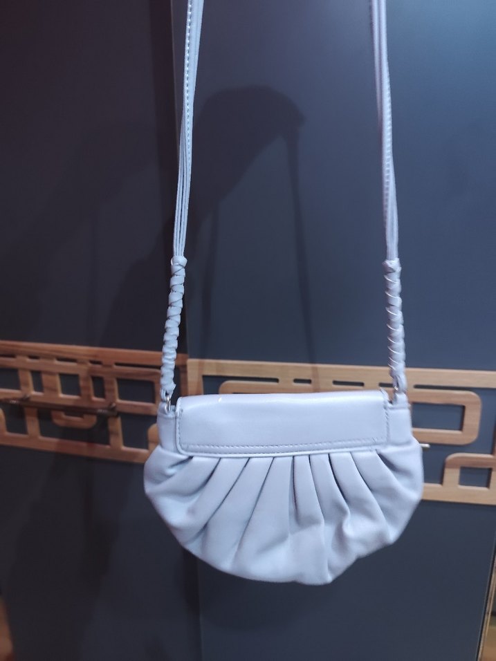 gri Renkli Fırfırlı Kadın Çanta - Görsel 4