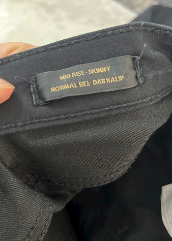 Defacto Kadın Siyah Elastik Jean Pantolon