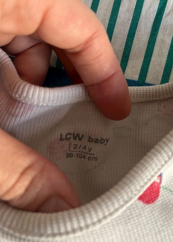 Kız Bebek Kiraz Desenli Piliseli Takım - Görsel 2