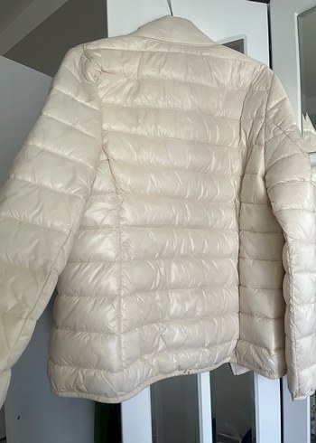38 Beden beyaz Renk US Polo Beyaz Kadın Mont