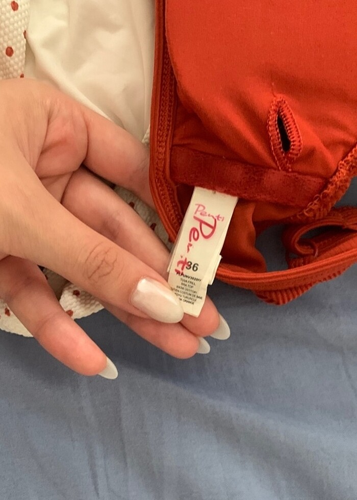 Penti kiremit renk bikini takımı - Görsel 4