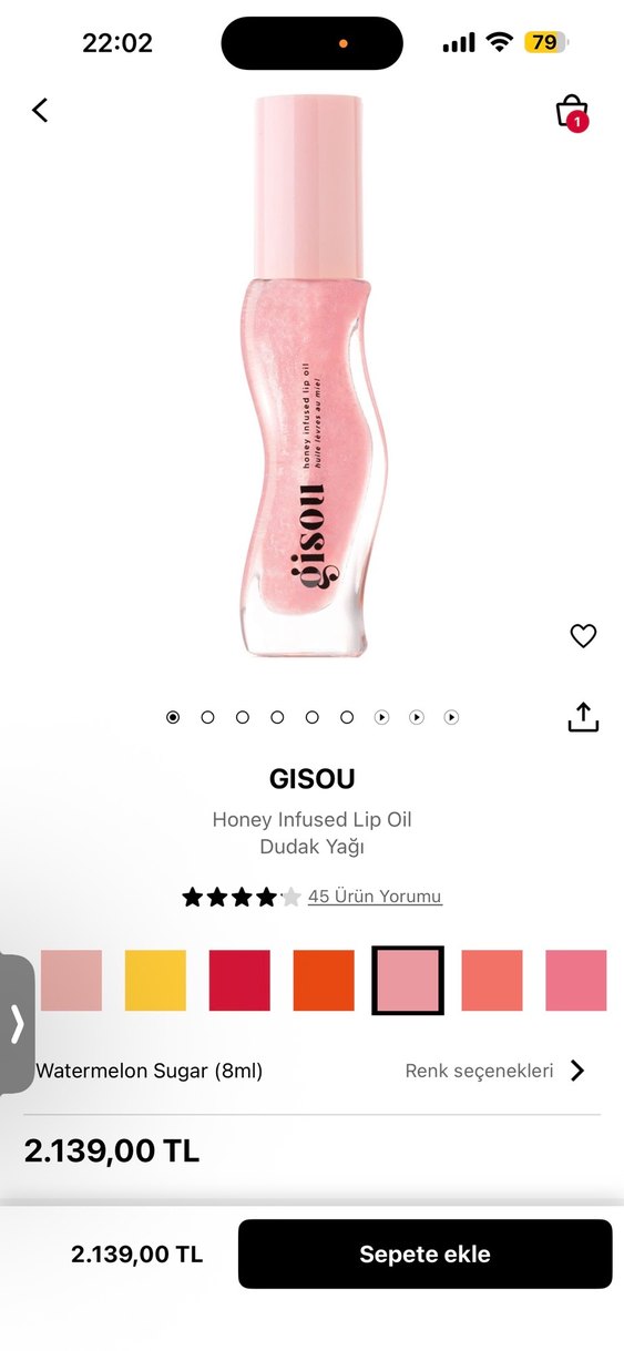 Gisou Honey Infused Lip Oil - Görsel 5