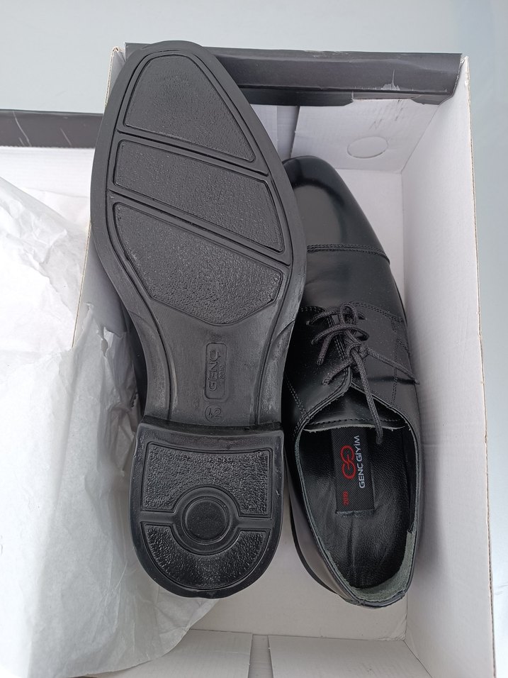 Klasik Siyah Erkek Ofis Ayakkabısı - Görsel 2