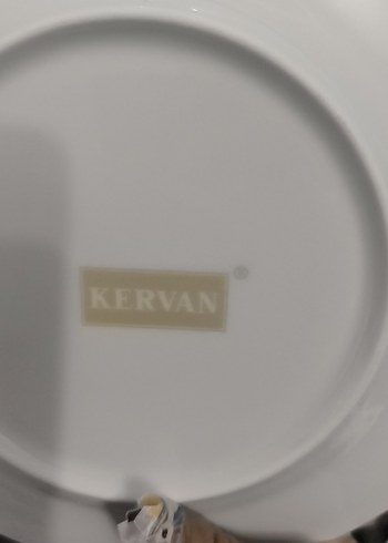 Beyaz Altın Kenarlı Pasta Tabağı - Görsel 2