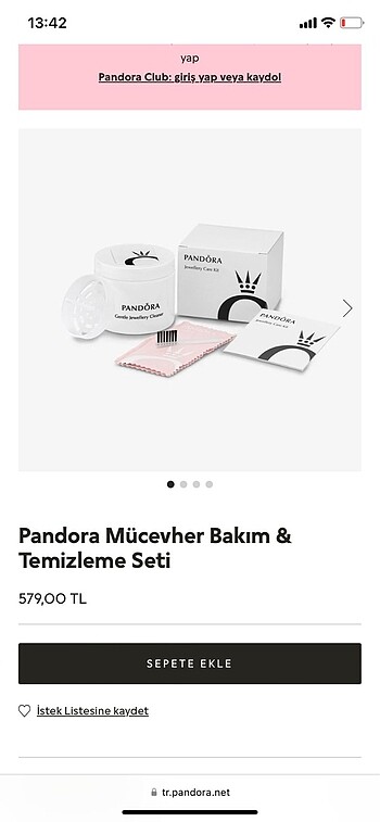 Pandora temizleme seti