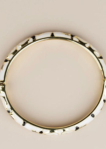 Van Cleef & Arpels Beyaz Çiçek Desenli Dantel Bilezik