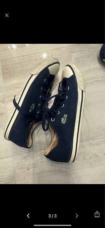 38 Beden Lacoste ayakkabı