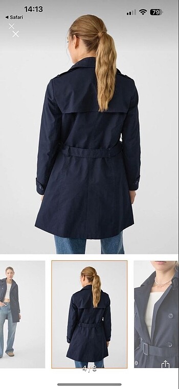 m Beden Stradivarius trençkot