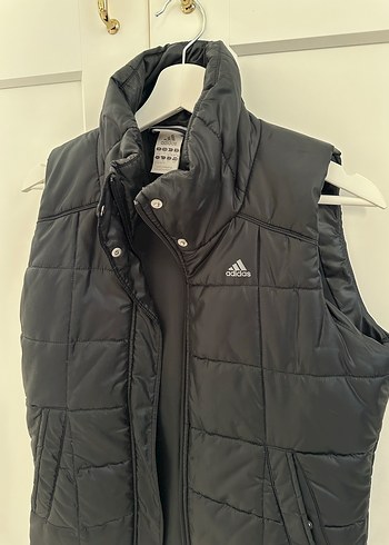 Siyah Kadın Fermuarlı Spor Yelek - Görsel 2