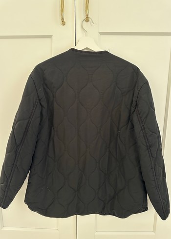 Düğmeli Siyah Kadın Ceket - Görsel 3