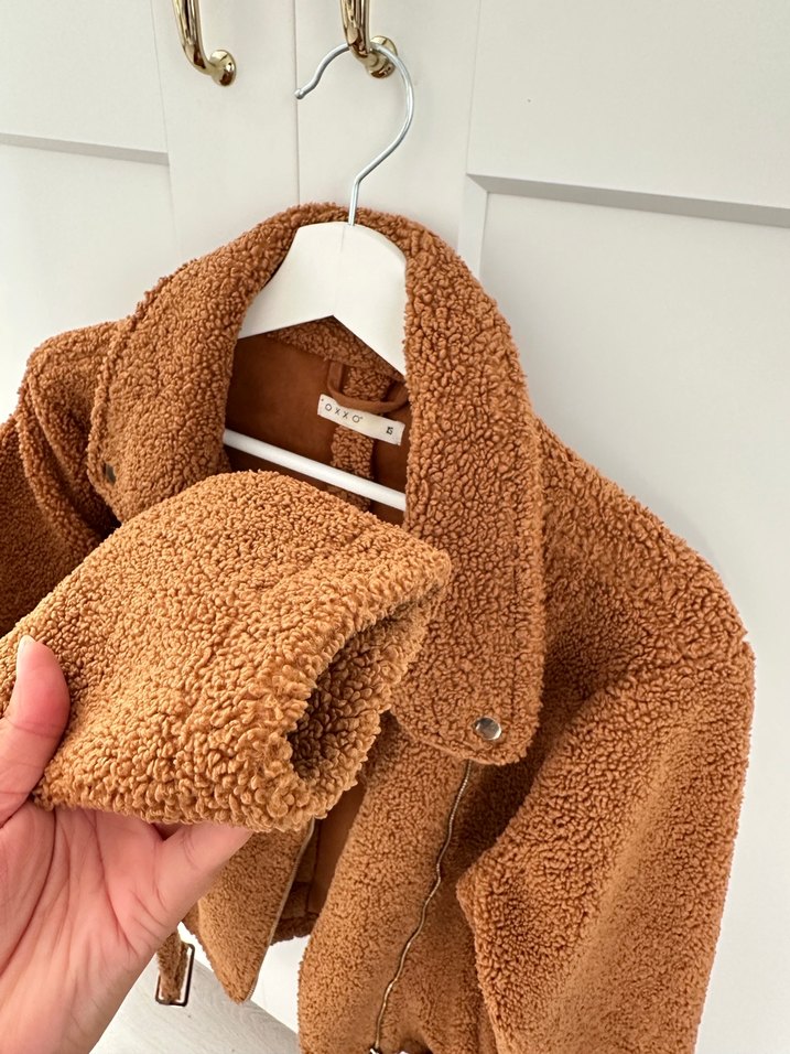 Kahverengi Kadın Midi Sıcak Ceket - Görsel 5