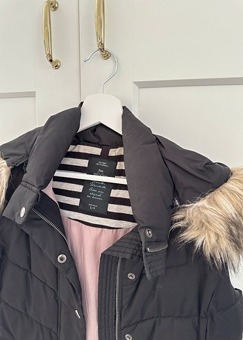 Kürklü Yaka Siyah Kadın Yelek - Görsel 2