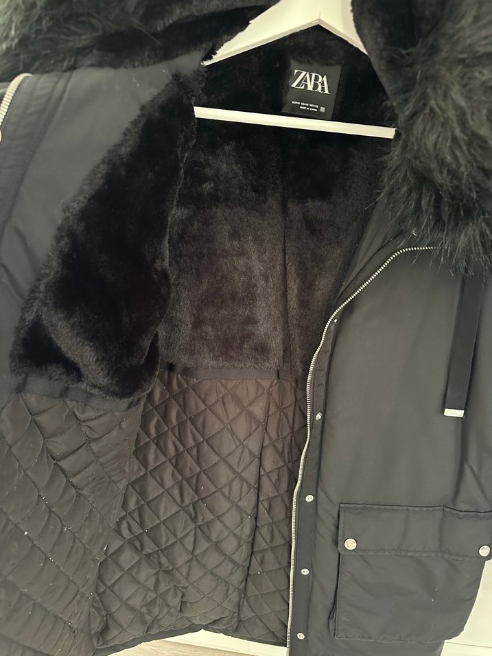 Zara peluş kaban - Görsel 4