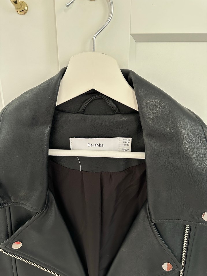 Bershka deri ceket - Görsel 3