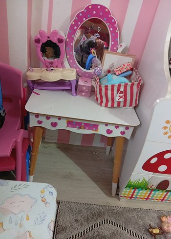 Pembe Pastel Çocuk Şifonyeri - Görsel 2