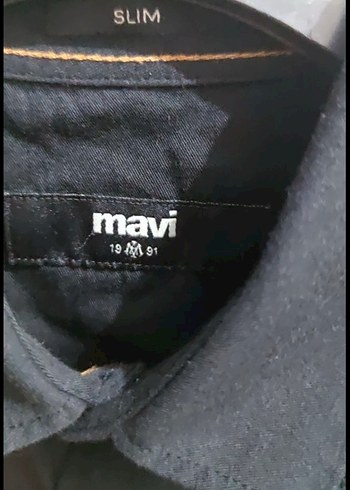 Mavi Siyah Slim Fit Erkek Gömlek