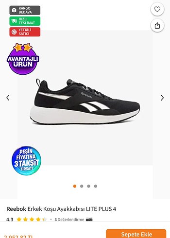 Reebok Erkek Koşu Ayakkabısı Lite Plus 4