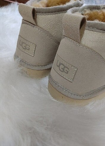 38 Beden Ugg Ultra Mini Bej Kışlık Kadın Bot 