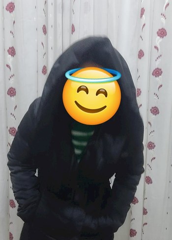 Siyah Kadın Kışlık Midi Mont - Görsel 3