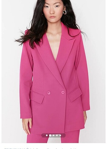m Beden Pembe blazer ceket