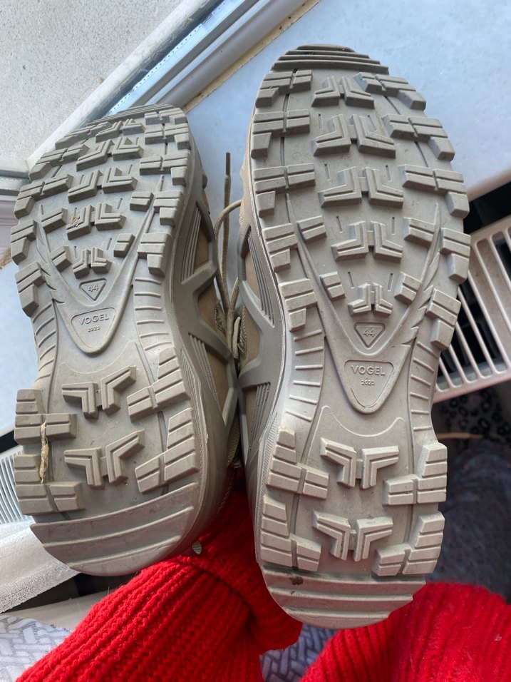 Bej Kamuflaj Desenli Bağcıklı Outdoor Ayakkabı - Görsel 5