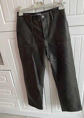 Zara Deri Kadın Pantolon - Görsel 2