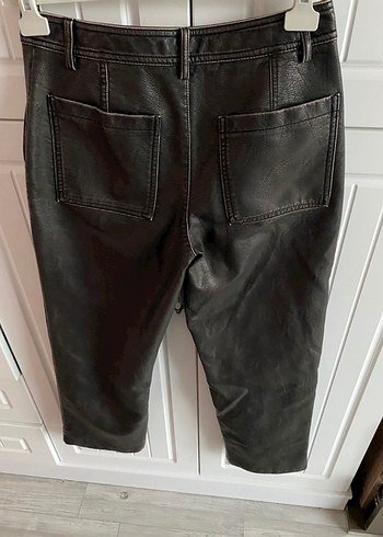 Zara Deri Kadın Pantolon - Görsel 4