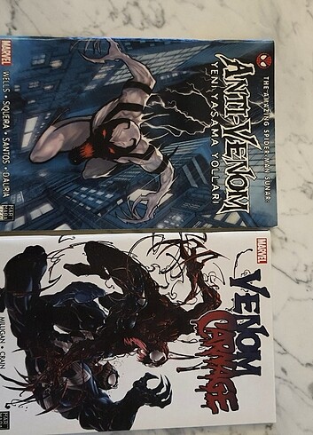 Anti Venom ve Venom vs Carnage İnce kapaklı
