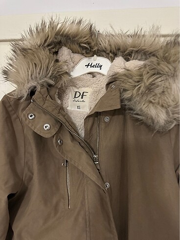 Defacto içi yünlü kaban mont tüylü - Görsel 3