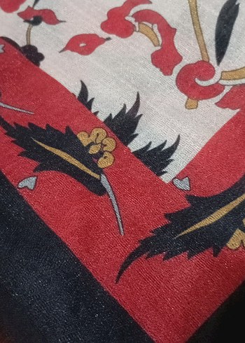 Bohem Çok Renkli Kadın Şal - Görsel 2