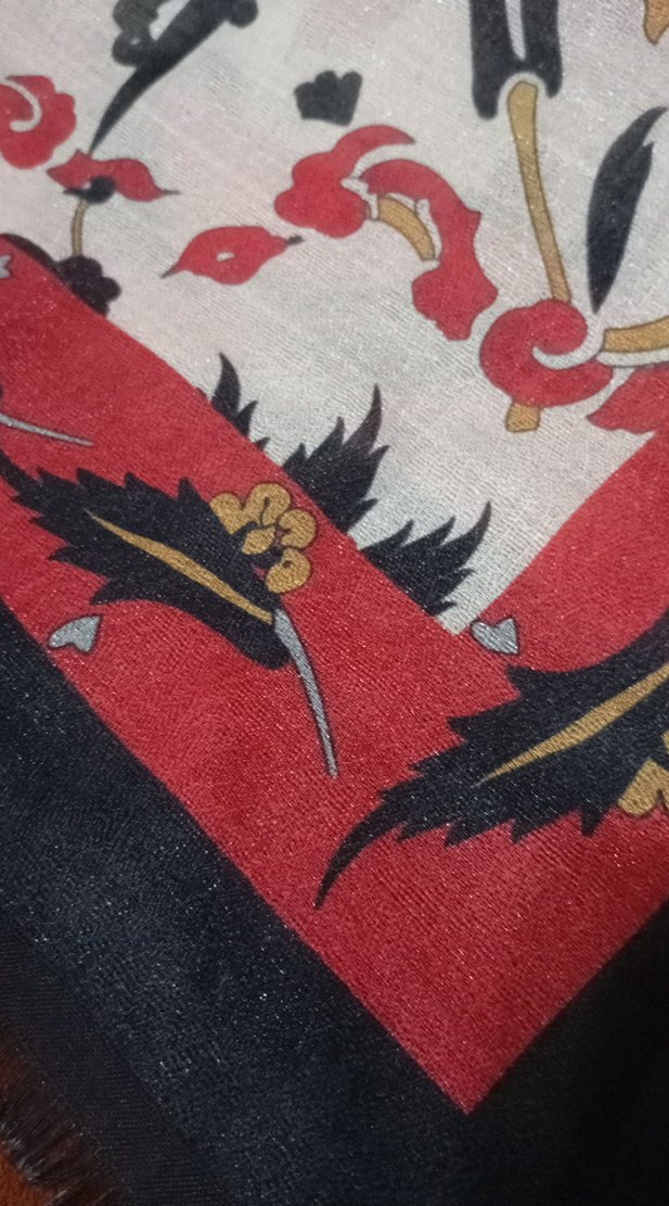 Bohem Çok Renkli Kadın Şal - Görsel 2