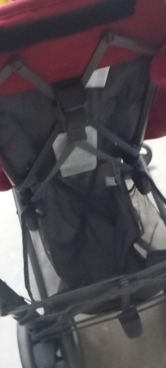 Kırmızı ve Gri Bebek Arabası - Görsel 4